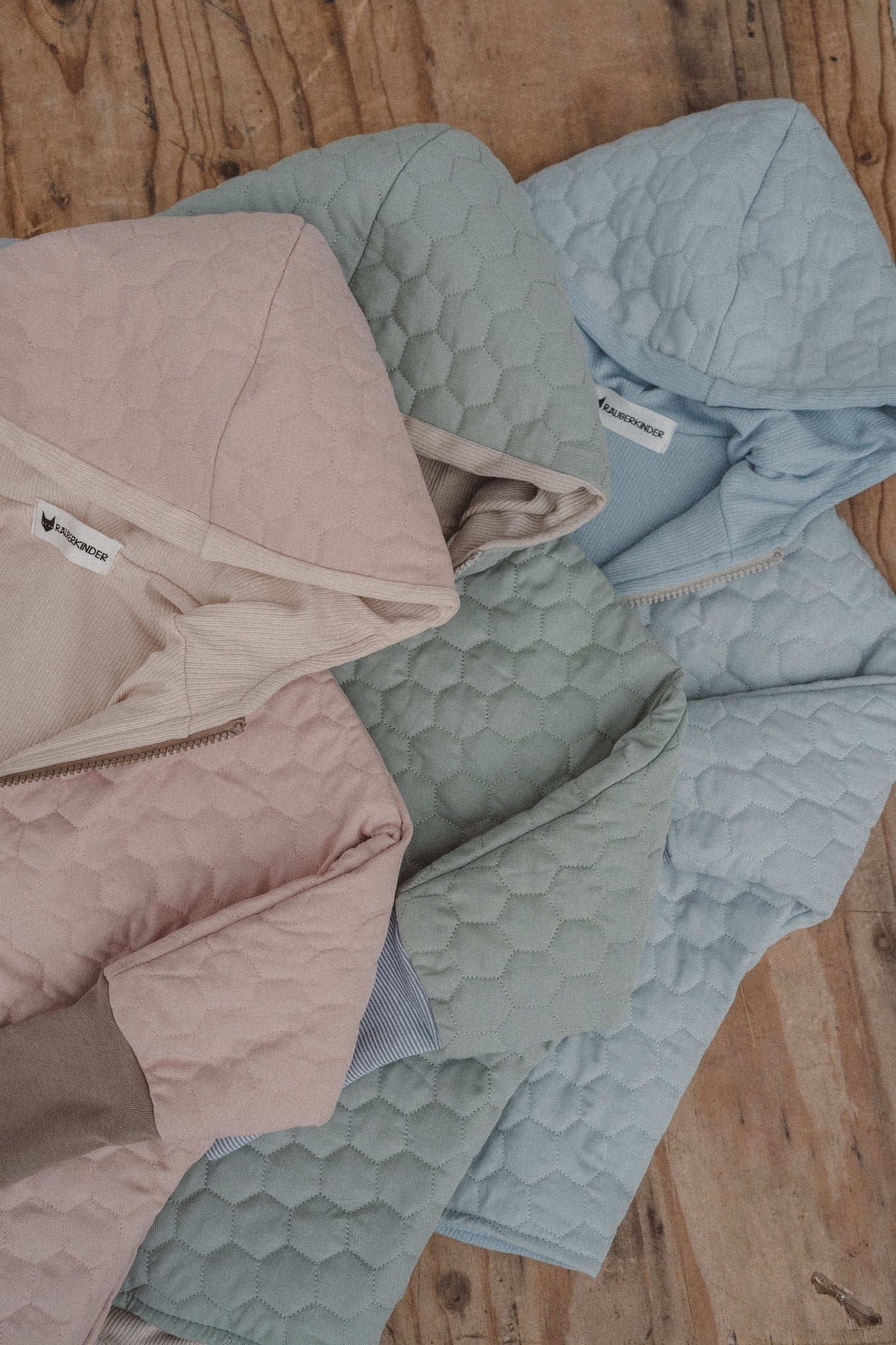 Steppjacke für Kinder aus 100% Baumwolle – Oversize & mitwachsend | Räuberkinder - Räuberkinder