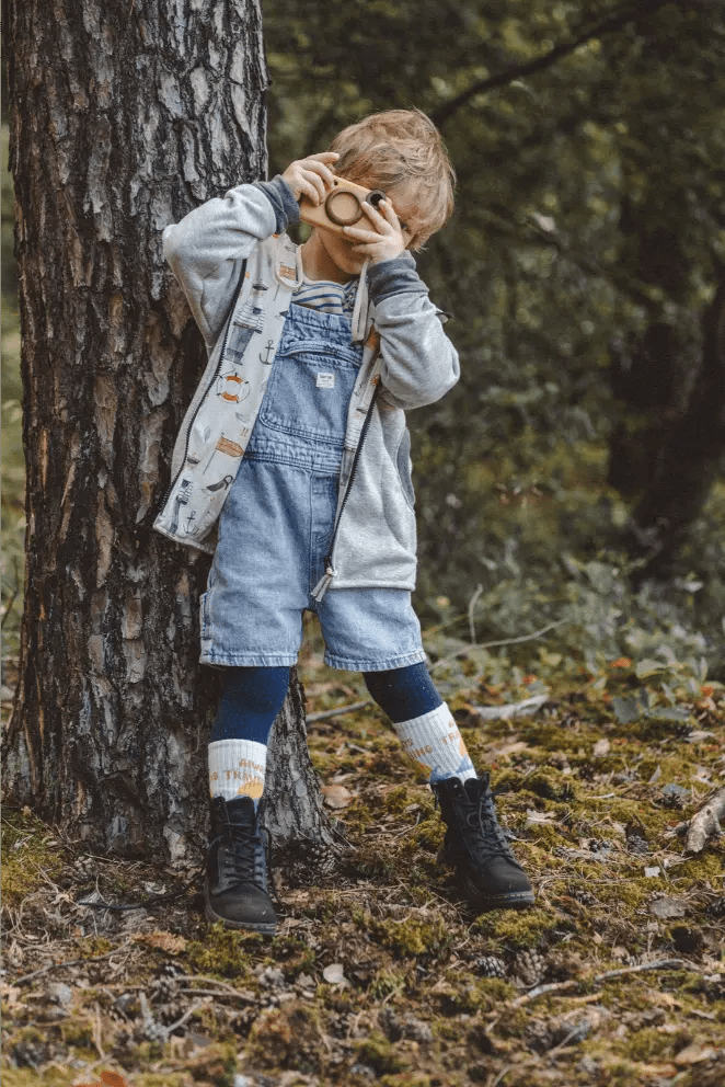 Sweatjacke Kletterkind Grau Moin - Räuberkinder 1