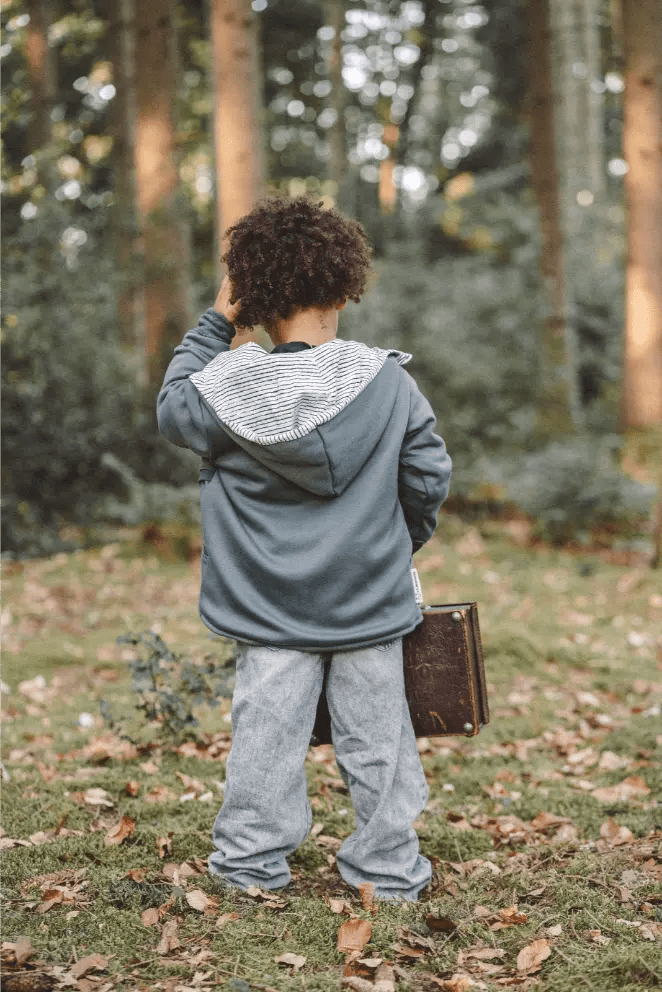 Sweatjacke Klettermax Olive Streifenhörnchen - Räuberkinder 1