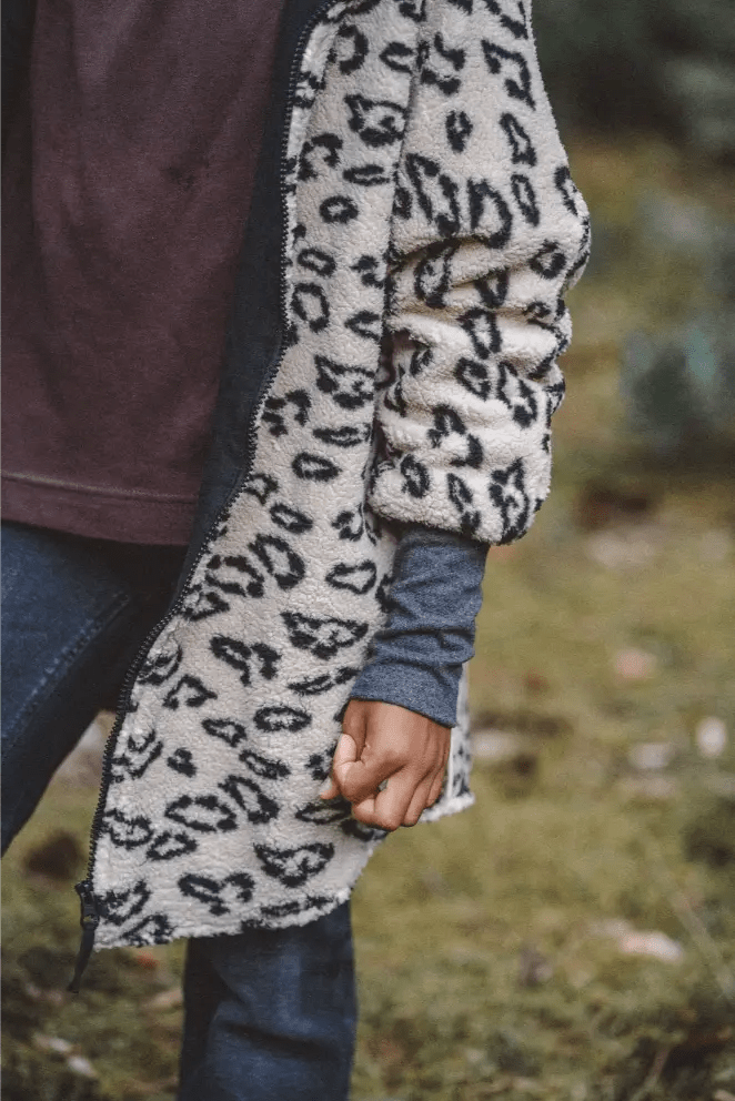 Teddyjacke Leoprint für Kinder - Jacke - Räuberkinder 3