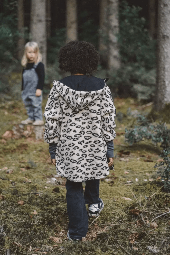 Teddyjacke Leoprint für Kinder - Jacke - Räuberkinder 1