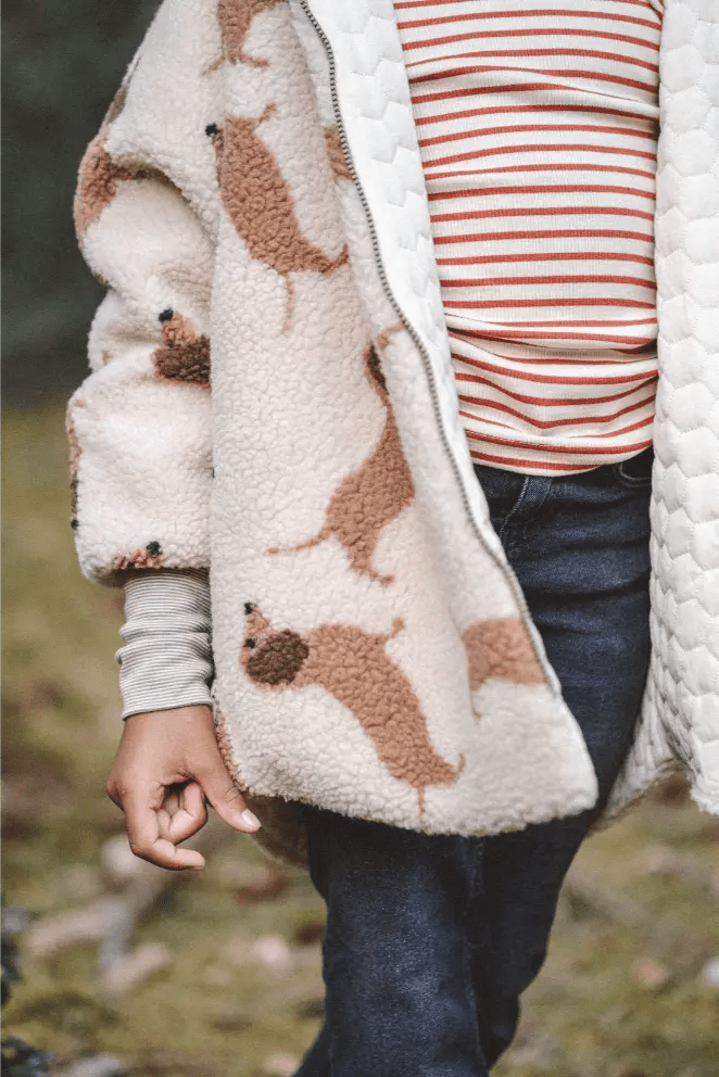Wendejacke / Teddyjacke Kinder Dackel - Räuberkinder 6