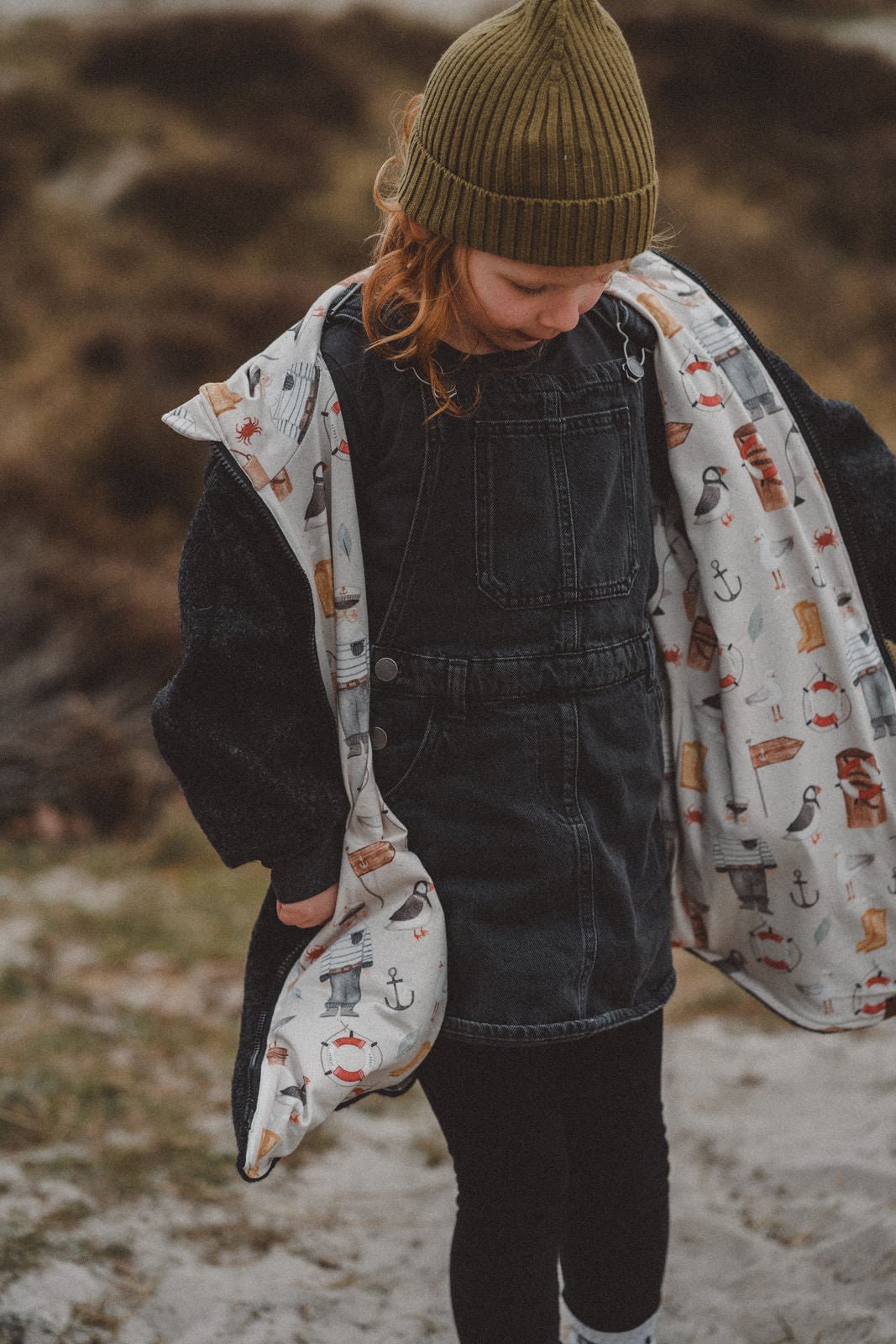 Wollwalkjacke Anthrazit / Moin - Räuberkinder
