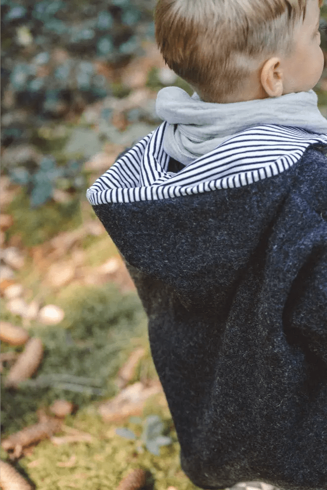 Wollwalkjacke Anthrazit / Streifenhörnchen - Jacke - Räuberkinder 4