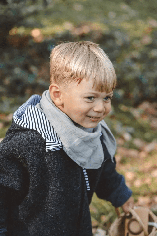 Wollwalkjacke Anthrazit / Streifenhörnchen - Jacke - Räuberkinder 2