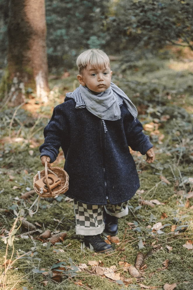 Wollwalkjacke Anthrazit / Streifenhörnchen - Jacke - Räuberkinder 3