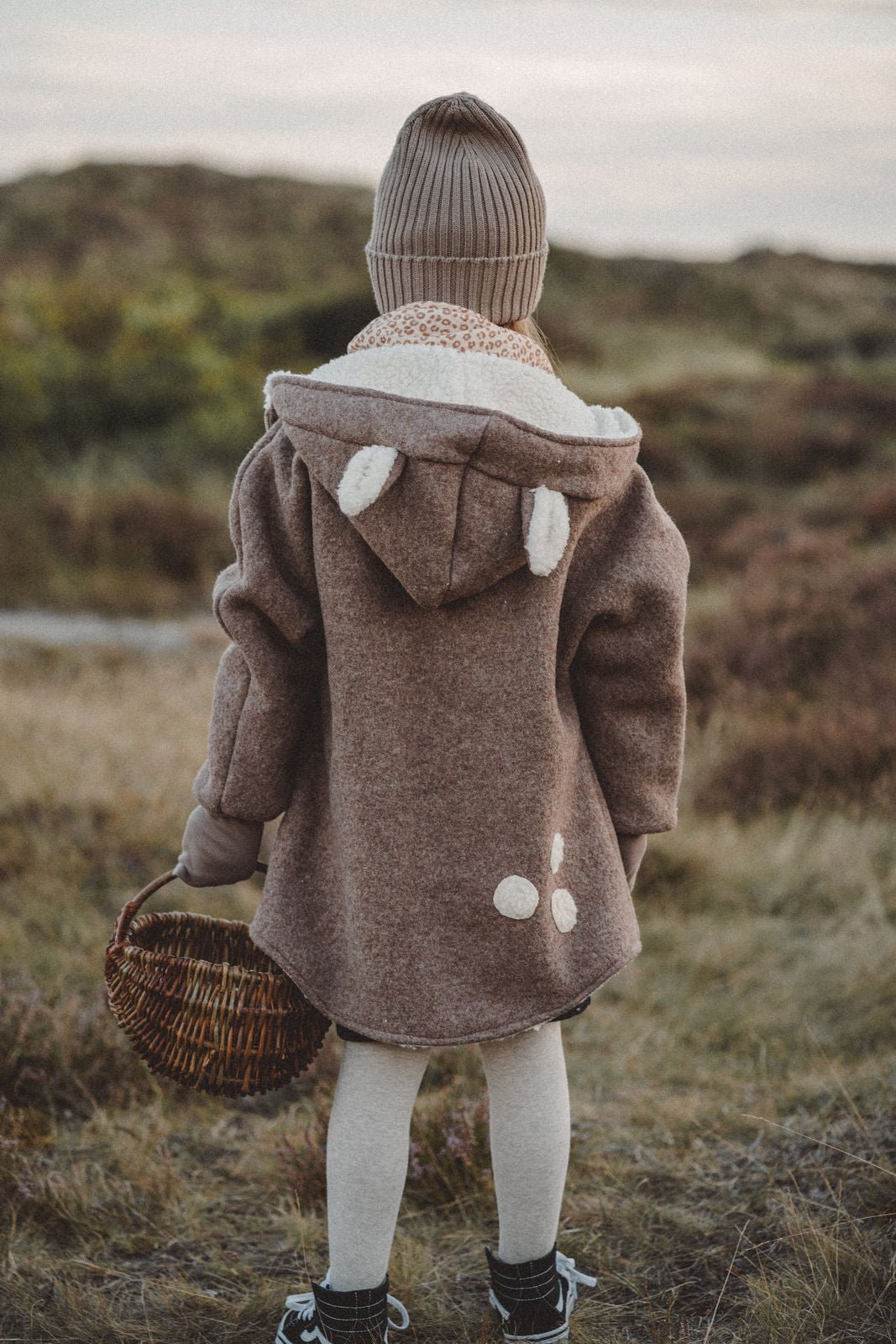 Wollwalkjacke flauschiges Reh - Räuberkinder